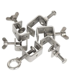 Tiger Heavy-Duty C-<span class=keywords><strong>Clamp</strong></span> Edelstahl Holz bearbeitungs klemme Breite Backen öffnungen Kabel clip Schnalle für Holz Stahl Bearbeitung Zoll - Product Image 4