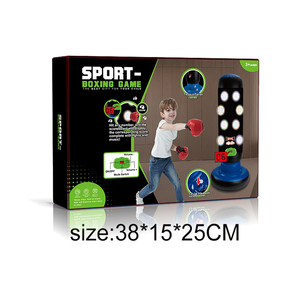 Sacco da Boxe Gonfiabile Autoportante per Bambini con Punteggio Automatico, Riempibile con Acqua, in PVC, per Esercizi Divertenti di Pugilato - Product Image 5