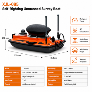 Vehículo de Superficie No Tripulado (USV) Autónomo para Navegación Batimétrica con Clasificación de Impermeabilidad IP68 y Velocidad de 7 m/s para Estudios Acuáticos - Product Image 1