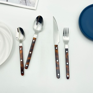 Nhà Máy Bán buôn thép không gỉ Sabre bistrot nghệ thuật thiết kế nội thất máy rửa chén an toàn bền sáng bóng Flatware - Product Image 3