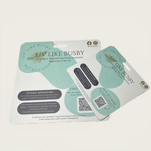 Confezionamento su misura di prodotti per animali domestici in <span class=keywords><strong>cartone</strong></span> spesso stampato 700gsm-1500gsm per la manipolazione di goffratura del collare del cane e del guinzaglio del gatto - Product Image 4