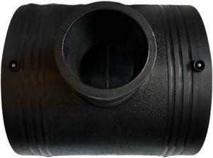 אביזרי אלקטרופיוז'ן שחורים PN16 PE100/80 	 מחבר צינור מפחית DN200*90 200 מ\\\"מ-90 מ\\\"מ 	 אביזרי צנרת HDPE מפלסטיק למערכת אינסטלציה - Product Image 3