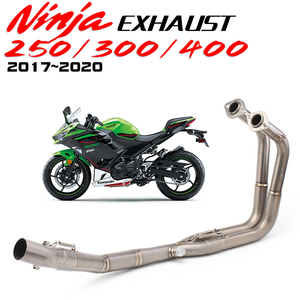 Para <span class=keywords><strong>Kawasaki</strong></span> Z400 NINJA <span class=keywords><strong>400</strong></span>, Sistema de Escape Slip-on, Tubo Delantero de 51MM, Tubo de Conexió<span class=keywords><strong>n</strong></span>, Conecta al Sistema de Escape Completo Original de la Motocicleta - Product Image 3