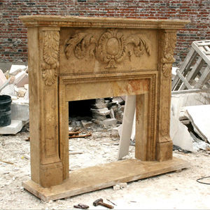 Chimenea de mármol moderna francesa antigua Chimenea de estilo <span class=keywords><strong>romano</strong></span> antiguo europeo personalizado para casas de lujo - Product Image 2