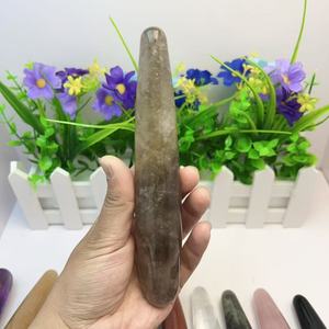 Großhandel Hochwertige Kristall Quarz Massage Zauberstab Heil kristall Massage Yoni Zauberstab für Frauen - Product Image 5