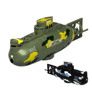 Alta Velocidade Controle Remoto Simulação Submarino Modelo Elétrico Mini Rc Submarino Para Crianças Presente