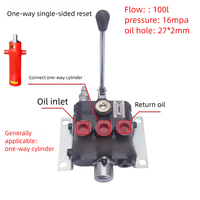 Vanne de commande hydraulique ZS20 à 1-6 voies pour chargeuse, tracteur, chariot élévateur, machines agricoles