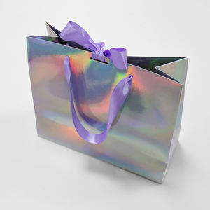 Papel de arte láser especial para Boutique, venta al por mayor, venta al por mayor, bolsa de papel holográfico - Product Image 1