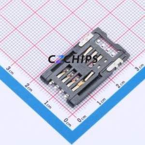 C7006-03 SIM Card Connector SMD Connector ( Body Max Height: 2.5mm ) - Product Image 2