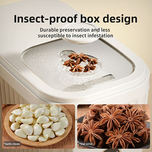 กล่องเก็บข้าวสารกันความชื้นภาชนะใส่อาหารธัญพืชพร้อมฝาปิดสำหรับใช้ในบ้านและห้องครัว - Product Image 6
