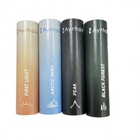 Tube en alliage d'aluminium anodisé série 6000 avec logo personnalisé sérigraphié dégradé, trous percés CNC, pliage/soudage/découpe