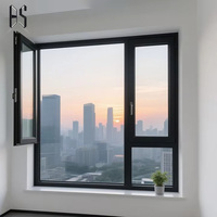 Ventanas Corredizas Modernas de Aluminio Insonorizadas y con Aislamiento Térmico con Vidrio Laminado para Ahorro de Energía en Interiores