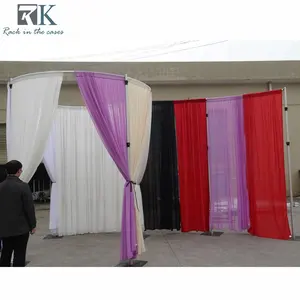 Backdrop Pipe And Drape Aluminum Pole Stand Ceiling Drapery For Wedding Decoration