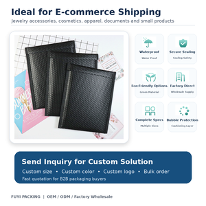 Sacs d'expédition matelassés en polybulle personnalisés avec logo imprimé pour l'emballage de vêtements e-commerce – Vente en gros usine - Product Image 5