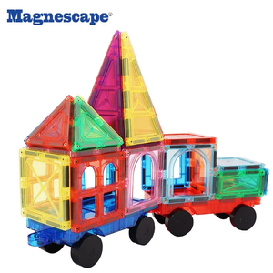 Magnescape 150pcs Tuiles Magnétiques 3D <span class=keywords><strong>Cube</strong></span> Magique & Jouet de Construction Apprentissage Créatif Puzzle Modèle Jouet - Product Image 5