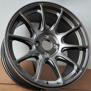 Jantes en alliage d'aluminium moulé par flux formant gris canon de <span class=keywords><strong>14</strong></span>, 15 et 16 <span class=keywords><strong>pouces</strong></span>, 4x100, <span class=keywords><strong>4x108</strong></span>, 4x114.3 pour voitures particulières - Product Image 3