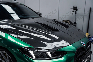 Capó Ventilado Estilo N de Fibra de Carbono Seca para BMW Serie 4 G22 G23 G26 430i 440i, Cubierta de Válvula del Motor - Product Image 6