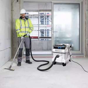 BJC2421 aspirateurs à sec et humide <span class=keywords><strong>aspirateur</strong></span> industriel de classe M pour chantiers de construction compatibles avec les outils électriques - Product Image 2