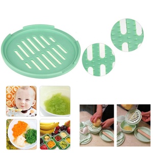 Baby Puree Koken Aanvullende Food Masher Tool Kit Multifunctionele Handleiding Baby Food Slijpen Kom Kit Baby Serviesgoed - Product Image 5