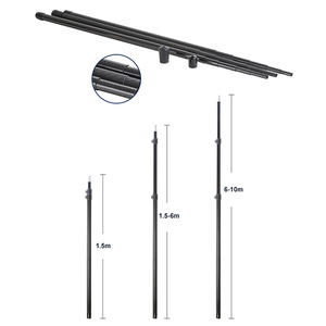 Pôle <span class=keywords><strong>télescopique</strong></span> en fibre <span class=keywords><strong>de</strong></span> carbone <span class=keywords><strong>de</strong></span> haute qualité, 60 pieds, tubes coniques en fibre <span class=keywords><strong>de</strong></span> carbone pour <span class=keywords><strong>télescopique</strong></span> - Product Image 4