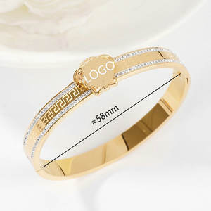 2026 Nieuwe Stijl Meerdere Fijne <span class=keywords><strong>Titanium</strong></span> Staal Armband Charm Armband Mode Sieraden - Product Image 2