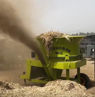 Nueva Máquina Trituradora de Alimento para Ganado y Ovejas, Molino de Martillos Rotatorio Grande, Trituradora de Tallo de Maíz, Paja y Heno, Alta Eficiencia