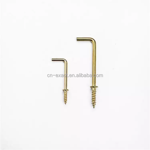 Tornillos de ganchos de ojo de perno tipo C de rosca de madera - Product Image 4