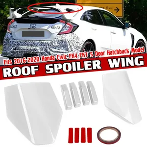 Aileron de toit arrière pour Honda Civic FK4 FK7 5 portes Hatchback 2016 2017 2018 2019 2020 - Product Image 1