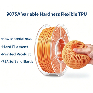 Filamento Flexible TPU 9075A para Absorción de Impactos en Calzado 3D, Compatible con Bambu, Equipo de Protección Elástico Suave, Multiusos - Product Image 1