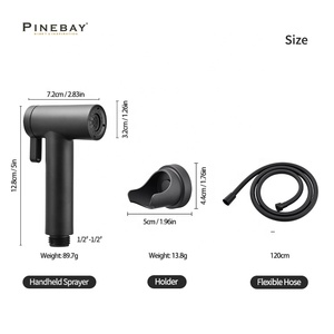 PINEBAY, черный, двухфункциональный распылитель для биде - Product Image 6