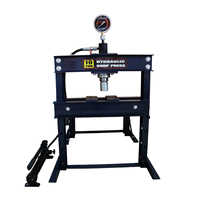 Presse hydraulique d'atelier de 10 tonnes avec pompe manuelle pour grue automobile