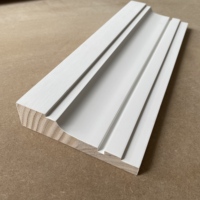 Rodapié de yeso Gesso, moldura de yeso para pared, moldura de madera