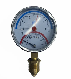 เกจวัดอุณหภูมิและความดันน้ำร้อนแบบเข็มคู่ รุ่น Hengzan 2026 สำหรับงานอุตสาหกรรม - Product Image 2