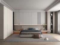 Armoire de chambre professionnelle en bois avec 2 tiroirs, autoportante, durable, écologique, en mélamine, moderne, minimaliste, grande capacité de rangement
