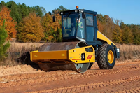 Rodillo Compactador Vibratorio de Alta Calidad SSR100C-10S, Rodillo de Carretera de un Solo Tambor de 10.7 Toneladas con Accesorios