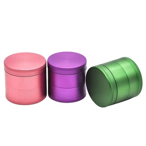 63mm 4-Layer Vortex Dry <b>Herb</b> <b>Grinder</b> Aluminum with Pollen Scraper - Product Image 3
