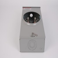 Haute qualité 100/125A 4 mâchoires carré monophasé compteur d'énergie électrique Base de prise ANS11 NEMA3R compteur Base de prise