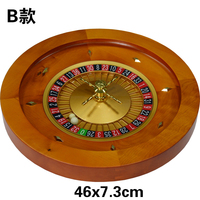 Roulette de jeux professionnelle en bois massif, style russe, pour gauchers, collection