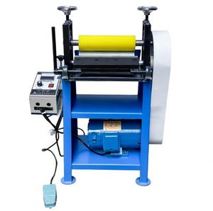 Mechanical Electrical Speed Control Leather Machinery PU Leather <b>Puller</b> Brush Glue Machine Shoulder Belt Drum Press Laminating - Product Image 1