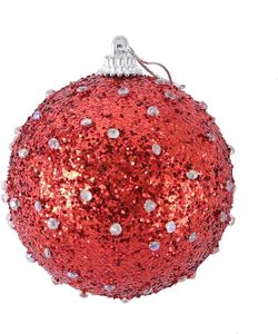 2026 Christmas Party Decoration Handmade UV Printed High Quality Classic Exquisite Luxury Christmas Tree Pendant Plastic - Product Image 3