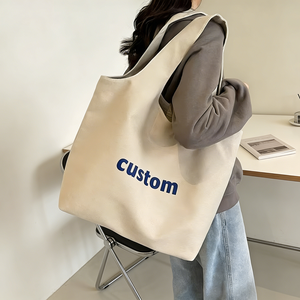 Borse Tote in Tela di Cotone di Alta Qualità con Logo Personalizzato Stampato o Ricamato, Ecologiche, Durevoli, Grande Capacità, con Tasche - Product Image 6