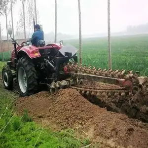 Kgj100 Gemaakt In China Grote Power Tractor Gemonteerde Ketting Trenching Greppel Digger Machine
