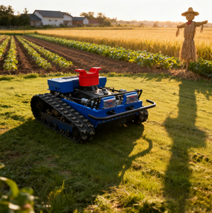 CE EPA Approved All Terrain Lawn Mower Agriculture Rubber Track Remote Control <strong>Robotic</strong> Lawn Mower 550MM - Product Image 4