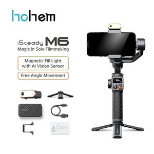 Hohem <span class=keywords><strong>iSteady</strong></span> M6 KIT Handheld Gimbal Estabilizador Selfie Trípode para Smartphone con AI Magnetic Fill Light Video Lighting - Product Image 2