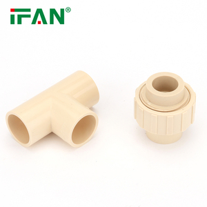 IFAN Hot Bán PVC nước phù hợp <span class=keywords><strong>DIN</strong></span> <span class=keywords><strong>cpvc</strong></span> phụ kiện đường ống bằng khuỷu tay TEE ổ cắm PVC phụ kiện cho hệ thống ống nước - Product Image 6
