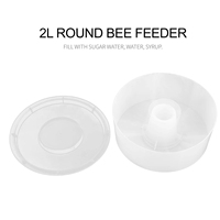 CHINABEES Beehive Top Feeder Round Bee Feeder Trinkschale Tragbares Wild bienen imker werkzeug für Imker zubehör Bienenstock werkzeug