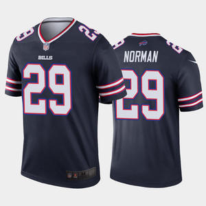 Camiseta Personalizada de los Buffalo Bills, Número 14 Diggs, Gris, Cuello en V, Absorbe la Humedad, Ropa Deportiva para Hombre Adulto - Product Image 2