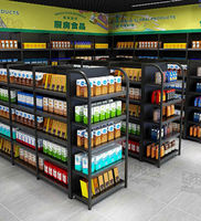 Rayonnage de gondole de supermarché de fournisseur de la Chine à vendre pour les épiceries et l'équipement de stockage de cargaison