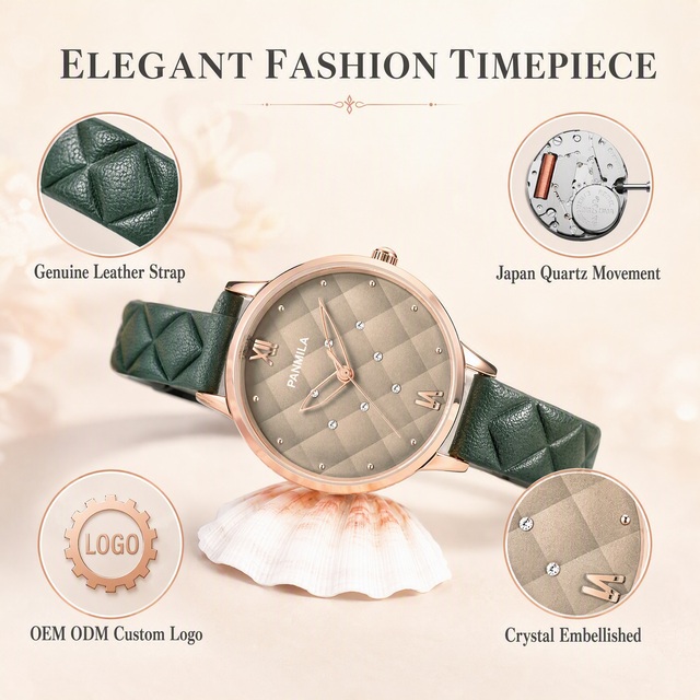 Wholesale Manufacturer Colorful Fashionable Dial Design Quartz Wrist Watch for Girls