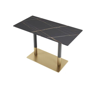 Mobilier de restaurant en métal léger et luxueux Rock Board Cafe <span class=keywords><strong>Barbecue</strong></span> Hot Pot Ensemble de chaises de table de banquette pour les restaurants au thé au lait - Product Image 5